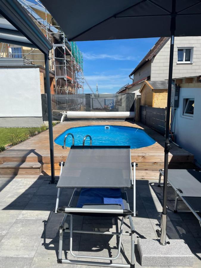 #1 Modernes Zimmer Mit Pool Und Garten Memmingen Exteriör bild